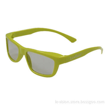 Polarized 3D Theater Glasses for Passive Cinema